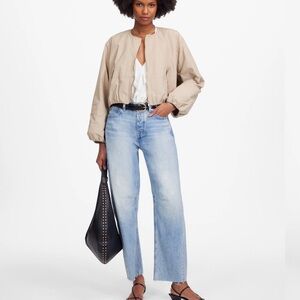 Madewell darted barrel jeans